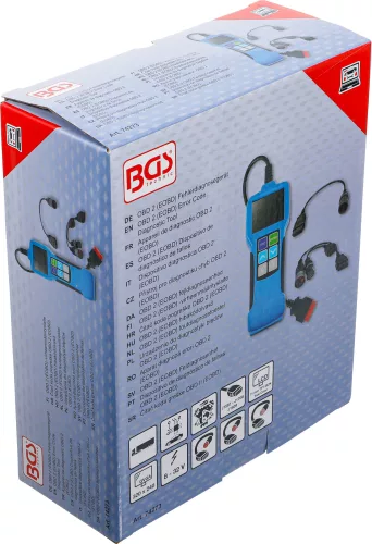 BGS OBD 2 (EOBD) hibakódolvasó tehergépkocsikhoz