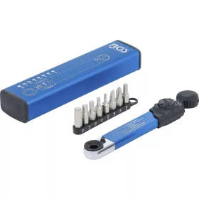 BGS nyomatékkulcs belső hatszögletű 6,3 mm (1/4") 2 - 10 Nm behajtófej-készlettel 9 darabos