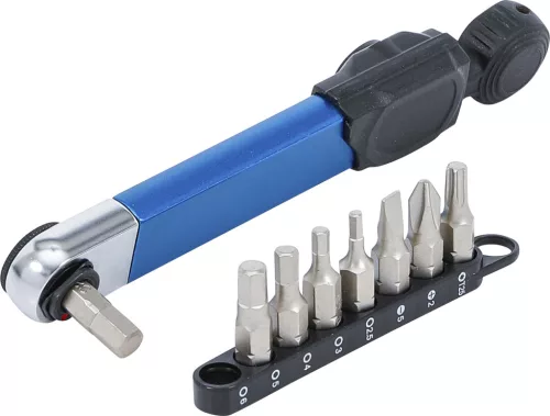 BGS nyomatékkulcs belső hatszögletű 6,3 mm (1/4") 2 - 10 Nm behajtófej-készlettel 9 darabos
