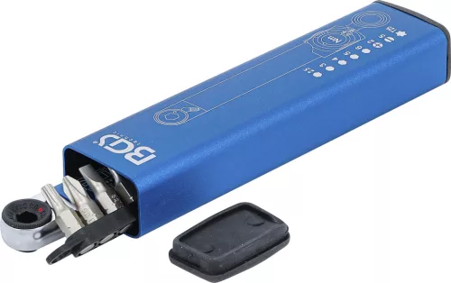 BGS nyomatékkulcs belső hatszögletű 6,3 mm (1/4") 2 - 10 Nm behajtófej-készlettel 9 darabos