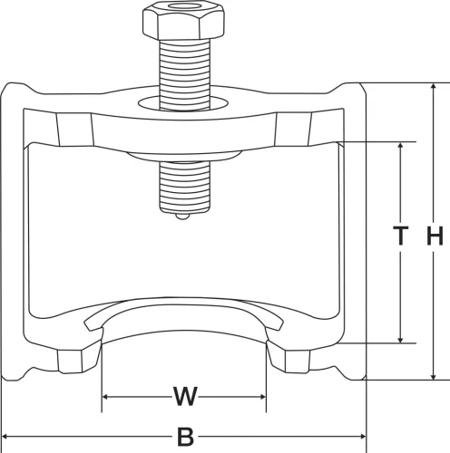 BGS fékrudazattányér-lehúzó Haldex-fékhez 160 mm