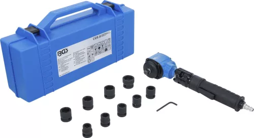 BGS légkulcs Hajlított és levegős dugókulcskészlet 12,5 mm (1/2") 650 Nm 10 darabos