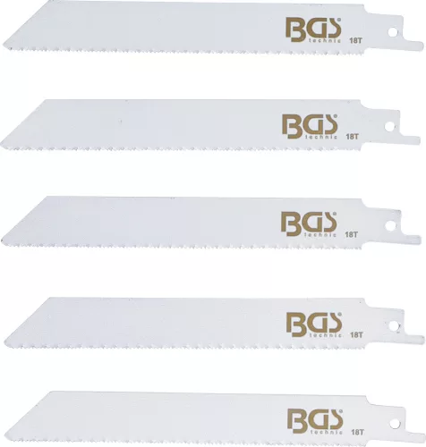 BGS szablyafűrészlap-készlet BGS 70993, 74520 5 darabos