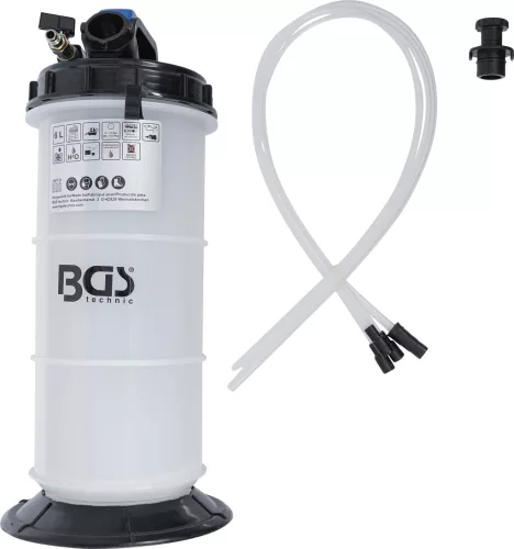BGS vákuumos olajleszívó pumpa pneumatikus 6 l