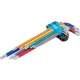 BGS derékszögű kulcs készlet több színű extra hosszú T-profil (Torx) gömbfejes T10 - T50 9 darabos
