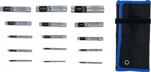BGS lyukasztó készlet 2 - 22 mm 15 darabos