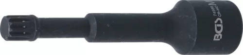 BGS speciális, levegős dugókulcs 115 mm hosszú 12,5 mm (1/2") belső bordázattal (XZN) M12 VAG