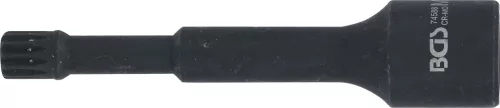BGS speciális, levegős dugókulcs 115 mm hosszú 12,5 mm (1/2") belső bordázattal (XZN) M12 VAG