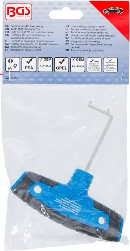 BGS fogasszíj-ellenőrzőszerszám 1.0 L és 1.2 L PSA-motorokhoz