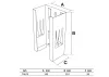 BGS mágnes kesztyű- és zsebkendődoboz tartó 253 x 143 x 95 mm
