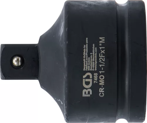 BGS levegős dugókulcs adapter 38 mm (1-1/2") - 25 mm (1")