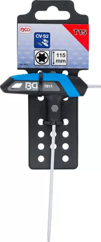 BGS csavarhúzó T-fogantyúval T-profil (Torx) T15