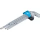 BGS derékszögű kulcs készlet extra hosszú TS-profil (Torx Plus) TS10 - TS50 9 darabos