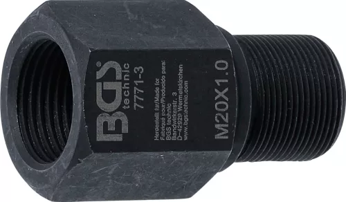 BGS leszerelő adapter, BGS 7771 M20 x M20 x 49 mm