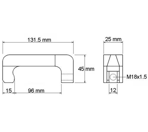 BGS injektorlehúzó karom 12 mm