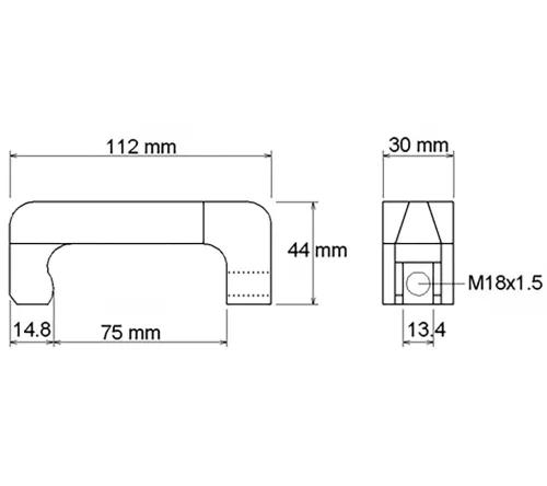 BGS injektorlehúzó karom 13 mm