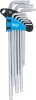 BGS derékszögű kulcs készlet extra hosszú TS-profil (Torx Plus) TS10 - TS50 9 darabos