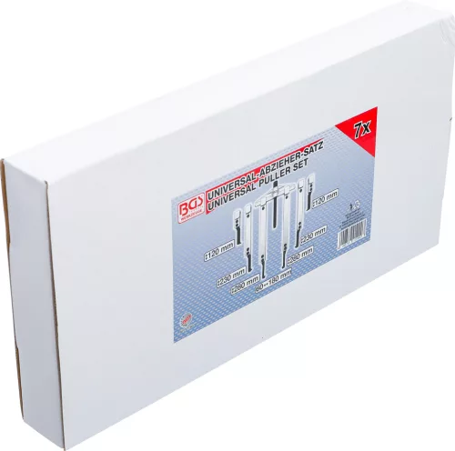 BGS univerzális lehúzó készlet, 2 karos 35 - 130 mm 7 darabos