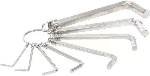 BGS derékszögű kulcs készlet belső hatszögletű 2 - 10 mm 8 darabos