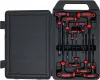 BGS csavarhúzó készlet T-fogantyúval és oldalpengével T-profil (Torx) furattal T10 - T50 9 darabos