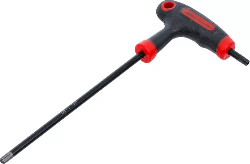 BGS csavarhúzó T-fogantyúval és oldalpengével T-profil (Torx) furattal/furat nélkül T30