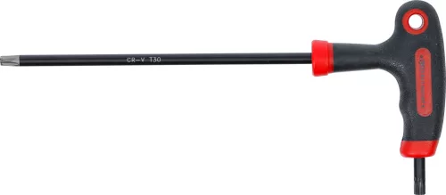 BGS csavarhúzó T-fogantyúval és oldalpengével T-profil (Torx) furattal/furat nélkül T30