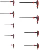 BGS csavarhúzó készlet T-fogantyúval és oldalpengével T-profil (Torx) furattal T10 - T50 9 darabos