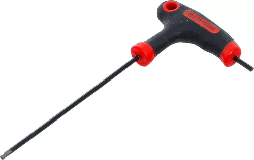 BGS csavarhúzó T-fogantyúval és oldalpengével belső hatszögletű / gömbfejes 2,5 mm