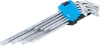 BGS derékszögű kulcs készlet extra hosszú T-profil (Torx) T10 - T50 9 darabos