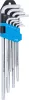 BGS derékszögű kulcs készlet extra hosszú T-profil (Torx) T10 - T50 9 darabos