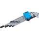 BGS derékszögű kulcs készlet extra hosszú T-profil (Torx) furattal T10 - T50 9 darabos