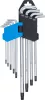 BGS derékszögű kulcs készlet extra hosszú T-profil (Torx) furattal T10 - T50 9 darabos