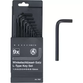 BGS derékszögű kulcs készlet belső hatszögletű 1,5 - 10 mm 9 darabos