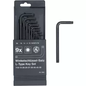 BGS derékszögű kulcs készlet T-profil (Torx) T10 - T50 9 darabos