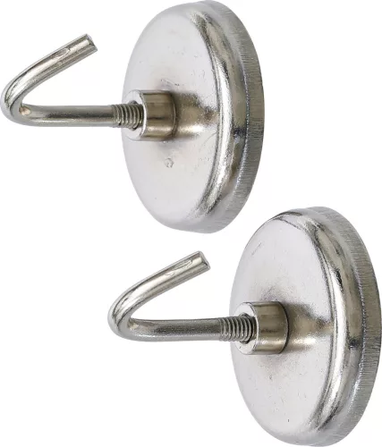 BGS mágnes-kampó kerek Ø 34 mm 2 darabos 3,5 kg