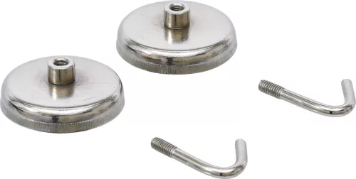 BGS mágnes-kampó kerek Ø 34 mm 2 darabos 3,5 kg