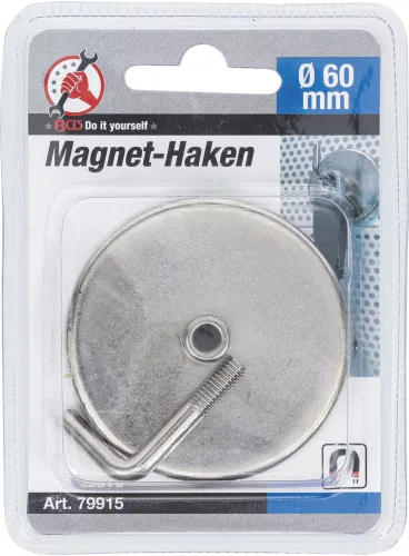 BGS mágnes-kampó kerek Ø 60 mm 10 kg