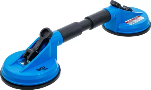 BGS dupla gumi szívókorong ABS Flexibilis fejekkel Ø 120 mm 390 mm