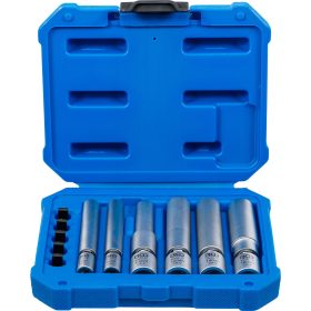 BGS gyújtógyertya csuklóbetétkészlet belső négyszögletű behajtófej 6,3/10 mm, 8-16 mm, 11 db