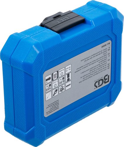 BGS gyújtógyertya csuklóbetétkészlet belső négyszögletű behajtófej 6,3/10 mm, 8-16 mm, 11 db