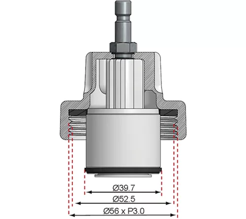 BGS 14-es sz. adapter a BGS 8027-hez, 8098 Ford