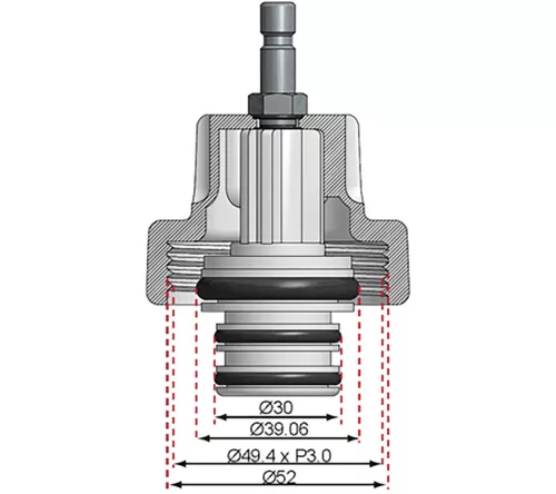 BGS 17-es sz. adapter a BGS 8027-hez, 8098 BMW