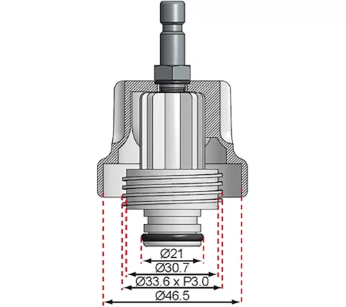 BGS 19-es sz. adapter a BGS 8027-hez, 8098 Toyota