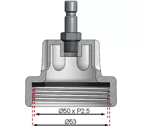 BGS 6-os sz. adapter 8027-hez,8098 daewoo,ford,jaguar,jeep,landrover,mercedes,pontiac,porsche,saab