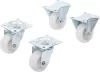 BGS csuklós/fix kerék készlet 40 mm 4 darabos