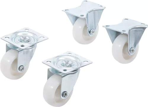BGS csuklós/fix kerék készlet 40 mm 4 darabos