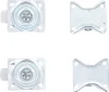 BGS csuklós/fix kerék készlet 40 mm 4 darabos