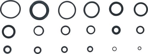 BGS o-gyűrű készlet Ø 3 - 22 mm 225 darabos