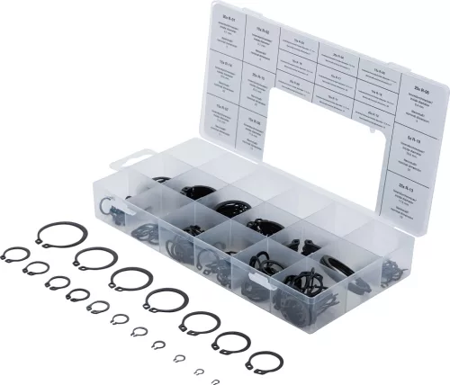 BGS külső seegergyűrű készlet Ø 3 - 32 mm 300 darabos