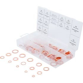 BGS tömítőgyűrű-készlet Vörösréz 150 darabos